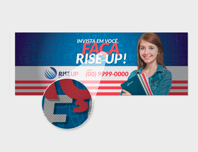 Adesivo Perfurado 40x40cm - 4x0 - 10 unid