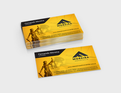 Cartão de Visita Supremo 300g Sem Verniz 9x5cm - 4x1 - 50000 unid