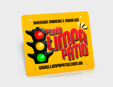 Cobre Placa para Moto em PVC 0,5mm Cristal Frente e Verso 20,5x17,5 cm - 4x0 - 10 unid