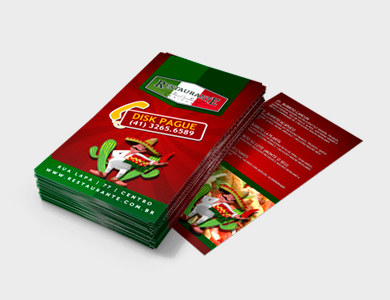 Folder/Filipeta Couchê 80g Verniz Total Frente e Verso 10x21cm - 4x1 - 20000 unid